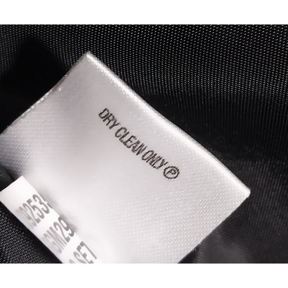 CALVIN KLEIN! LUXE BLACK TEXTURED, BELTED TIE WAIST JACKET, BLAZER! SZ 4 - Picture 11 of 12